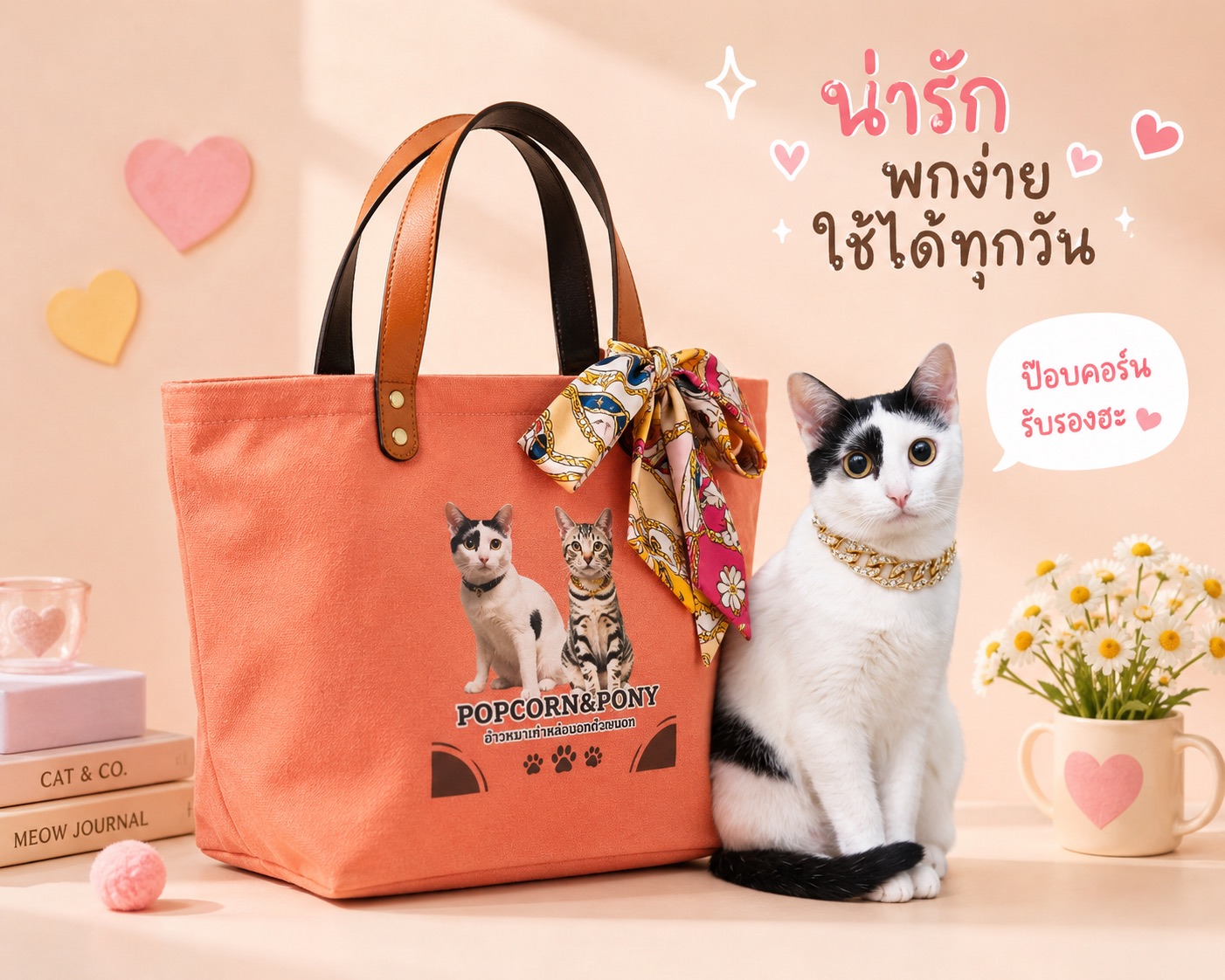 กระเป๋า Pop N กับป๊อบคอร์น