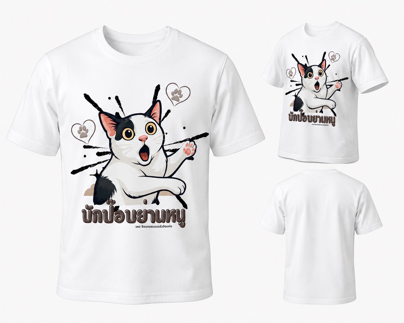 รายละเอียดเสื้อยืดป๊อบคอร์น